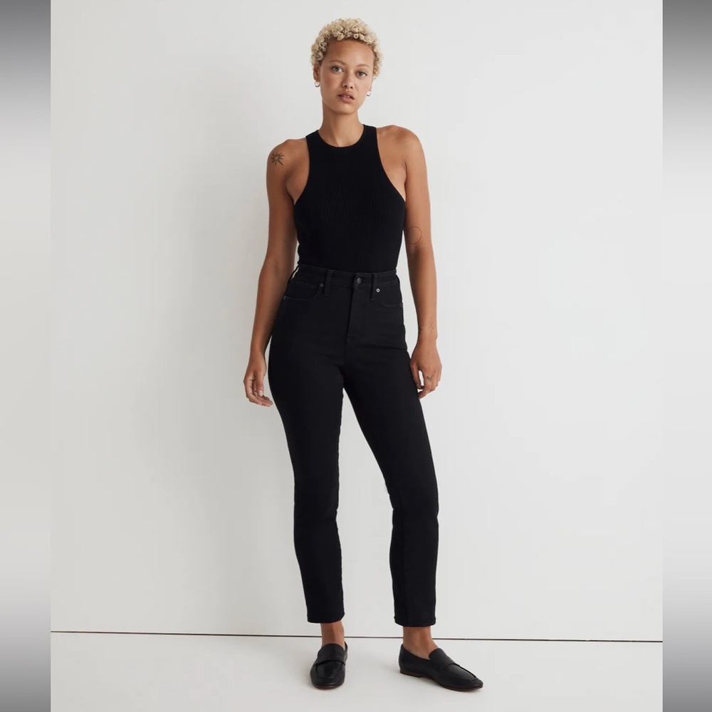 Madewell Women's Black Straight Leg Jeans